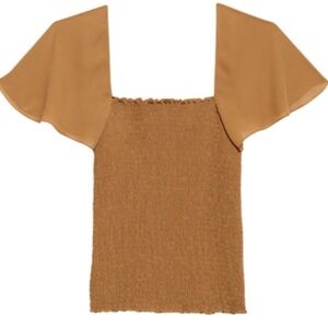 Theory Flutter Sleeve Top
